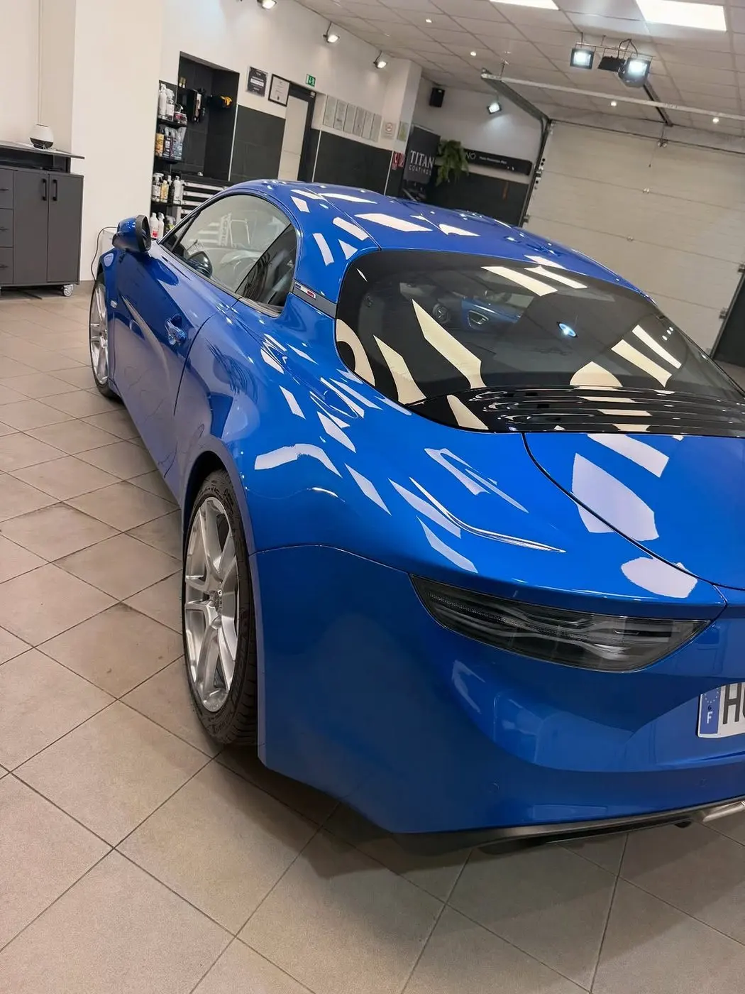 Alpine A110, detail karosérie