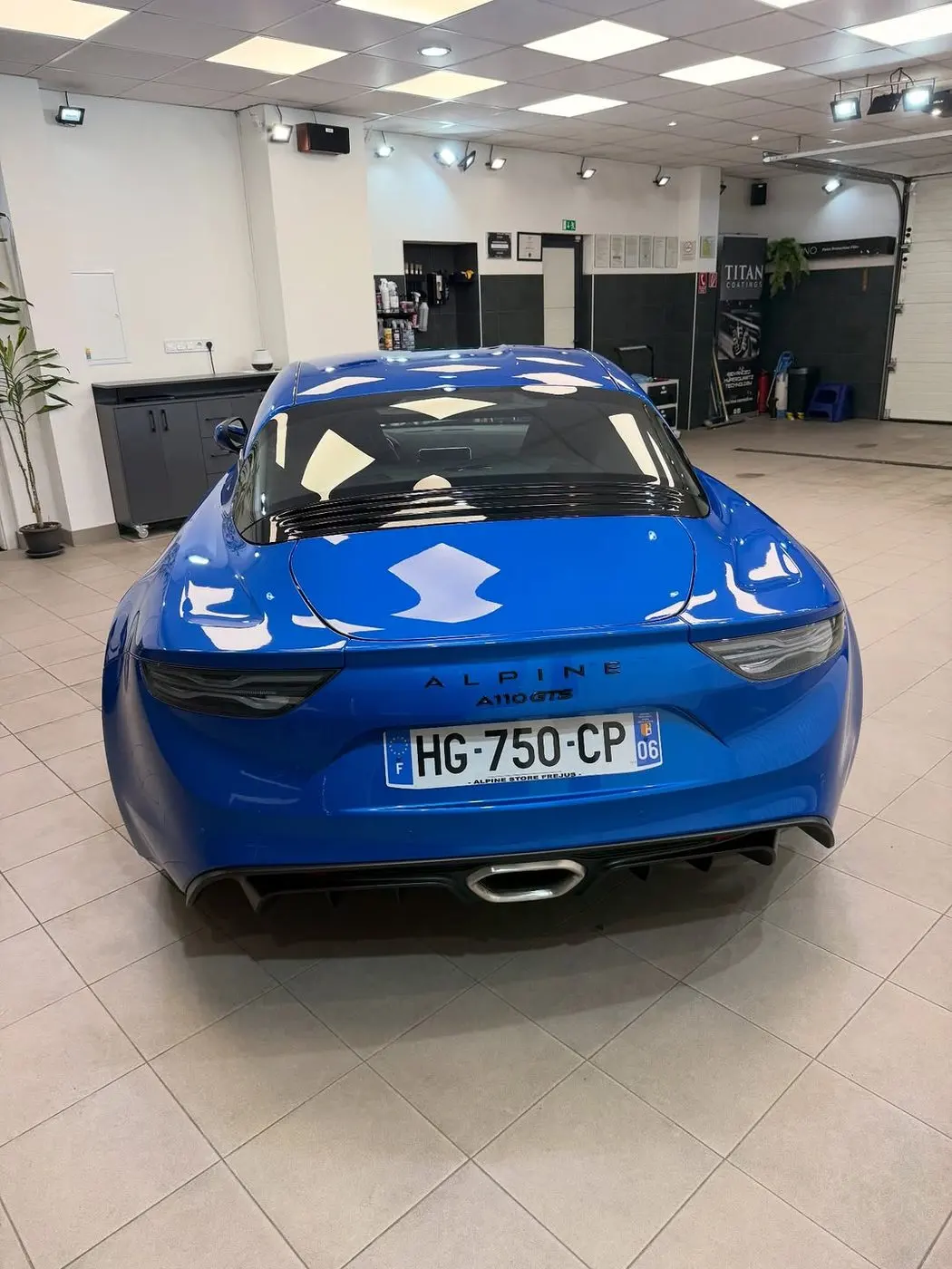 Alpine A110 GTS, pohľad zozadu