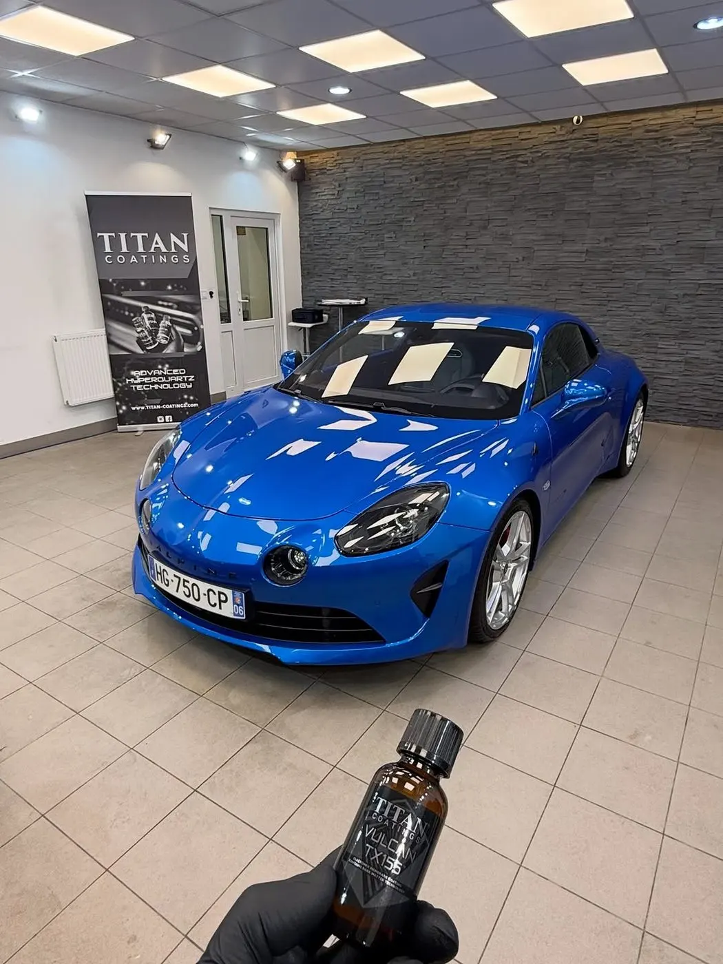 Alpine A110 GTS s ochranou Titan Coatings Vulcan