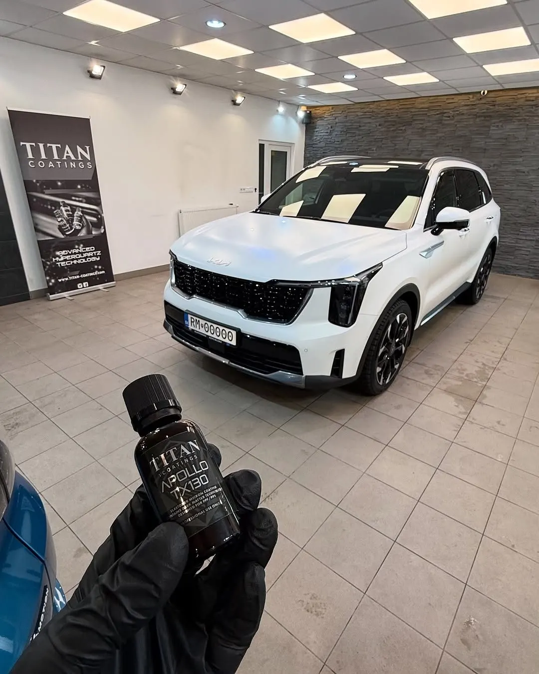 Nanoochrana Titan Coatings Apollo pri vozidle Kia Sorento